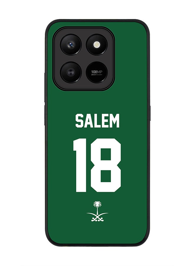 For Honor X7d 4G / X7d 5G / 400 Smart Case,Slim fit Camera Protection, Shockproof Thin Phone cover  - Football - Saudi Arabia,  Salem